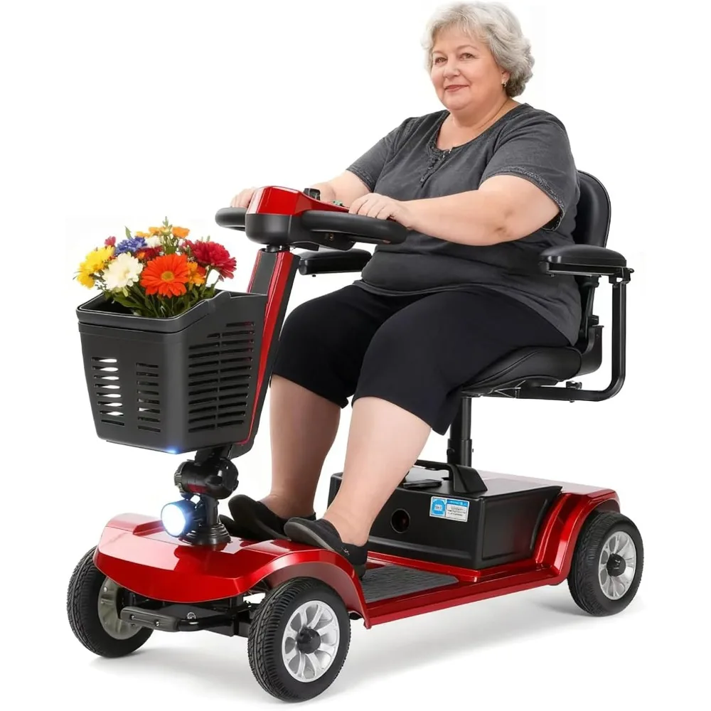 Скутер для передвижения на 4 колесах для пожилых людей и взрослых, простой в использовании, складной, сверхпрочный (до 188 кг), запас хода 19,9 км, индивидуальная настройка
Скутер для передвижения на 4 колесах для пожилых людей и взрослых, простой в использовании, складной, сверхпрочный (до 188 кг), запас хода 19,9 км, индивидуальная настройка