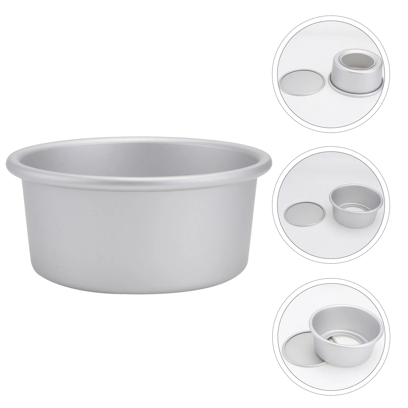 5 Inch Muffin Cake Baking Silver Tone Pan Individual Pans with Lids Removable Bottom
5 Inch Muffin Cake Baking Silver Tone Pan Individual Pans with Lids Removable Bottom
