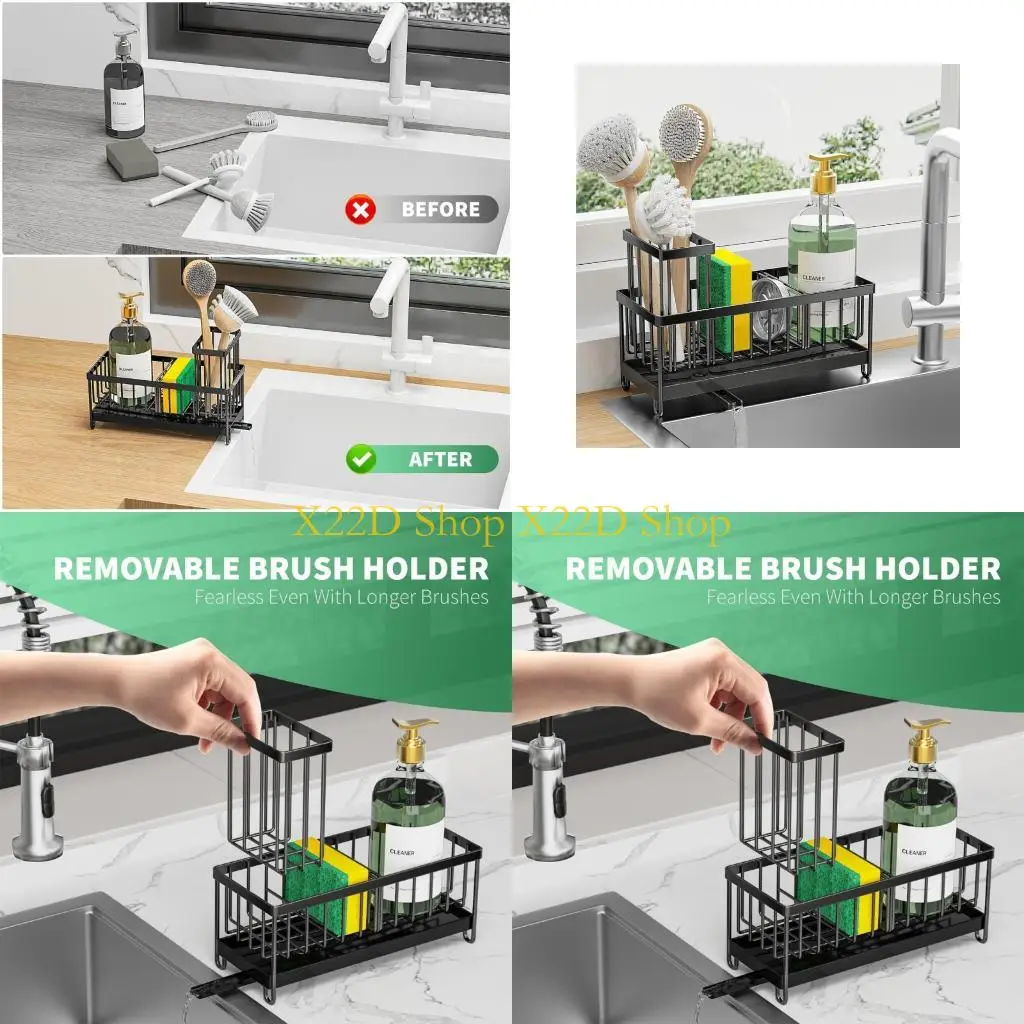 X22D Easy To Assemble Sink Shelf With Multiple Sections For Various Supplies
X22D Easy To Assemble Sink Shelf With Multiple Sections For Various Supplies