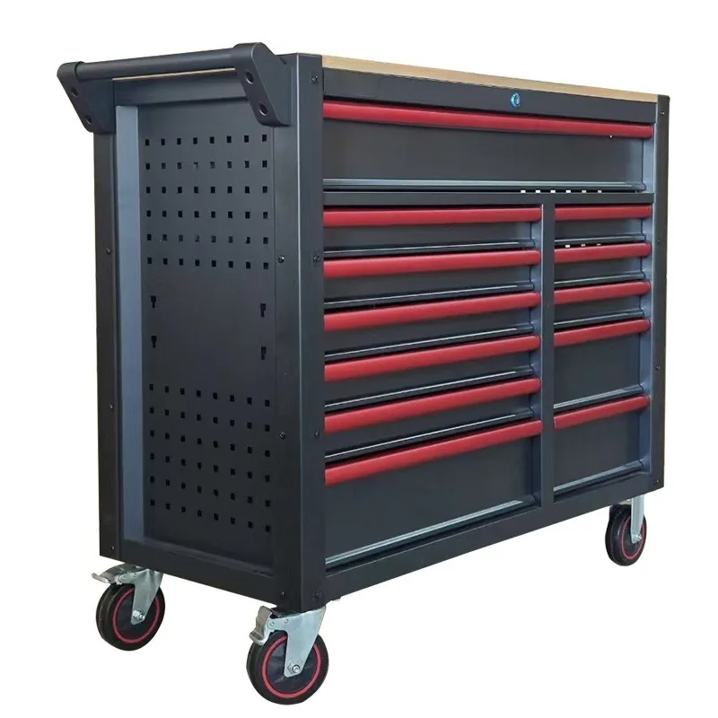 Movable 12-pump tool cart, tool storage rack with drawer, tool box cart
Movable 12-pump tool cart, tool storage rack with drawer, tool box cart