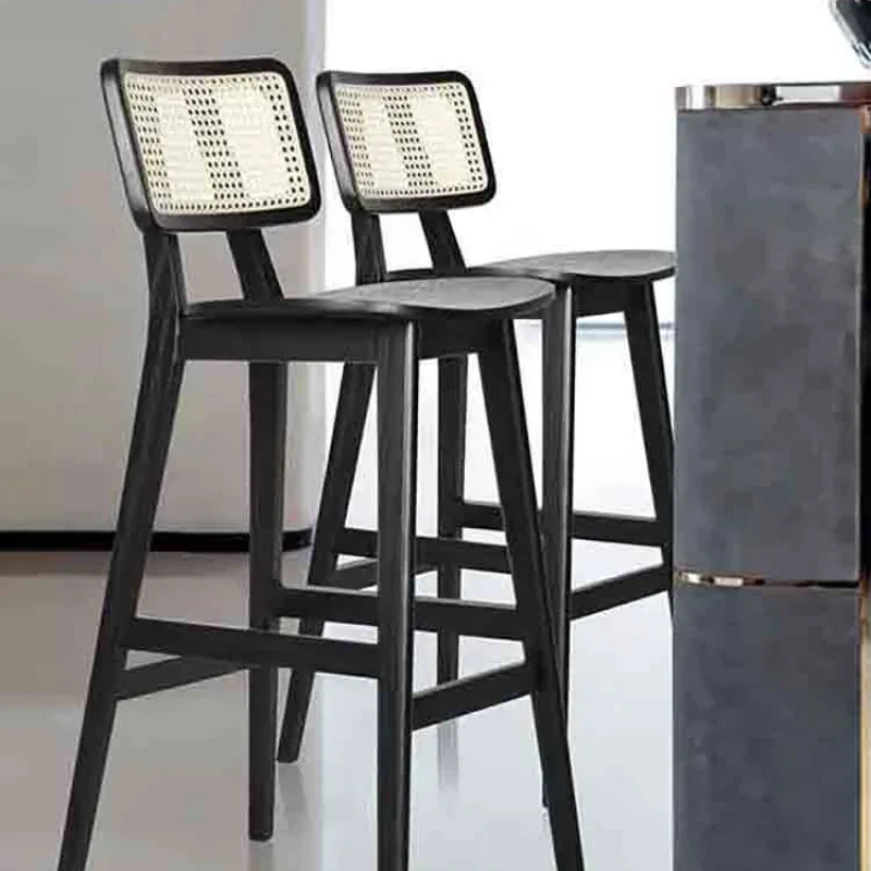 Chaise Kitchen Stool Backrest Stools Luxury Wooden Chair Ergonomic Tabouret Design High Modern Nordic Lightweight Bar Chair
Chaise Kitchen Stool Backrest Stools Luxury Wooden Chair Ergonomic Tabouret Design High Modern Nordic Lightweight Bar Chair