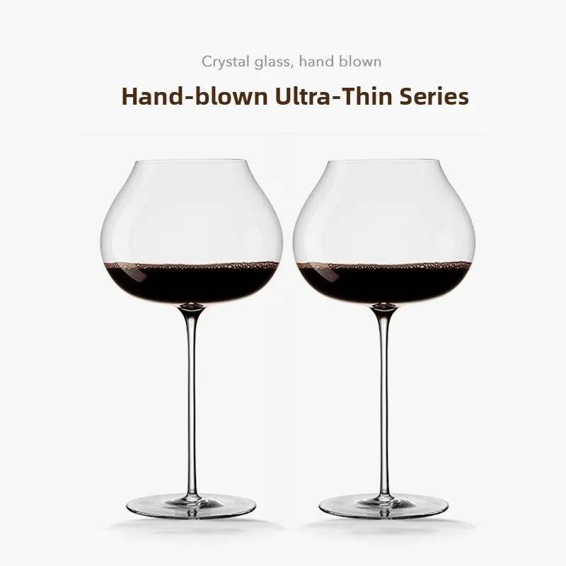 Ultra-Thin Large-Bellied High-Stem Red Wine Glass Elegant Burgundy Wine Glass Professional Judge Competition White Wine Glass
Ultra-Thin Large-Bellied High-Stem Red Wine Glass Elegant Burgundy Wine Glass Professional Judge Competition White Wine Glass