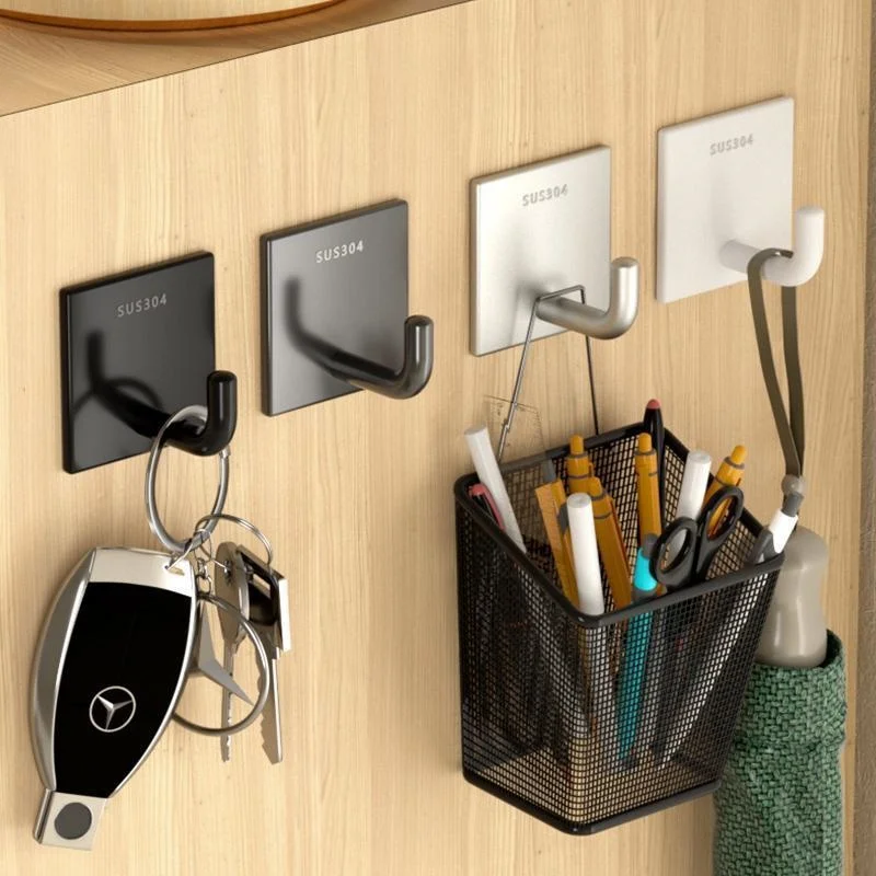 Strong self-adhesive stainless steel hooks household wall hooks kitchenware hangers clothes hangers no-punch hooks towel hangers
Strong self-adhesive stainless steel hooks household wall hooks kitchenware hangers clothes hangers no-punch hooks towel hangers