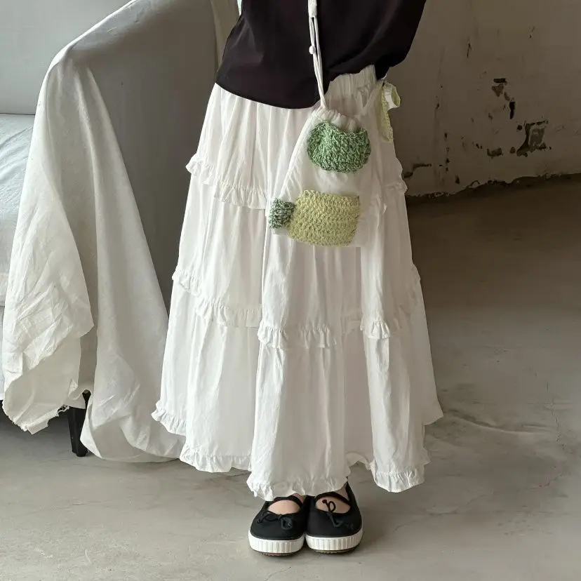 2024 Summer New Baby Girls Cute Lace Long Skirts White Solid Children Casual Skirts Loose Kids Clothes Toddler Princess Clothing
2024 Summer New Baby Girls Cute Lace Long Skirts White Solid Children Casual Skirts Loose Kids Clothes Toddler Princess Clothing
