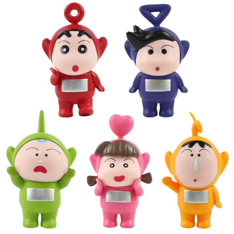 5Pcs Anime Crayon Shin-Chan Cos Kawaii Tabletop Decoration Cute Sweet Cartoon Antenna Figurine
5Pcs Anime Crayon Shin-Chan Cos Kawaii Tabletop Decoration Cute Sweet Cartoon Antenna Figurine
