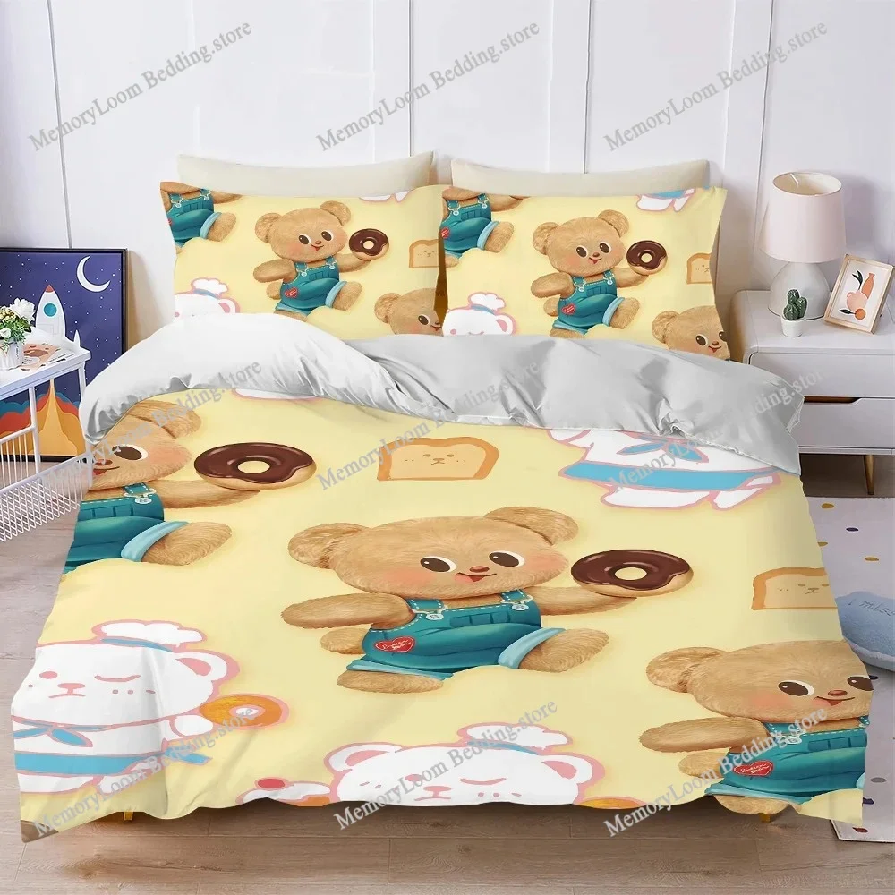 Cartoon Butter Bear Cute Duvet Cover Set Home Style Bedding Soft Laundry Cotton Bed Student Dormitory Gift Home Textileextile741
Cartoon Butter Bear Cute Duvet Cover Set Home Style Bedding Soft Laundry Cotton Bed Student Dormitory Gift Home Textileextile741