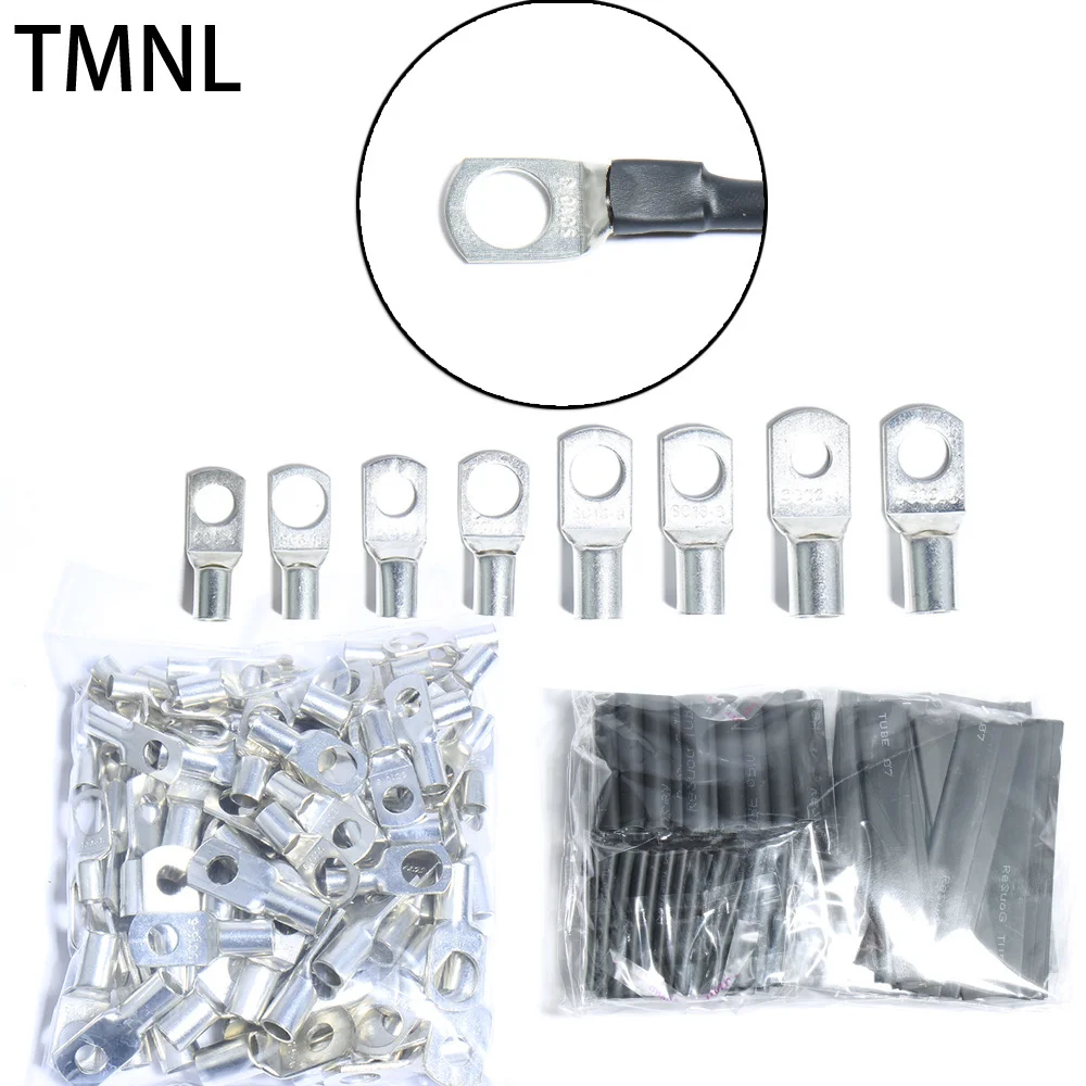 Car Auto Copper Ring Wire Crimp Bare Battery Terminals Soldered Kit Series Bolt Hole Tinned eye Cable lugs SC Connector Electric
Car Auto Copper Ring Wire Crimp Bare Battery Terminals Soldered Kit Series Bolt Hole Tinned eye Cable lugs SC Connector Electric