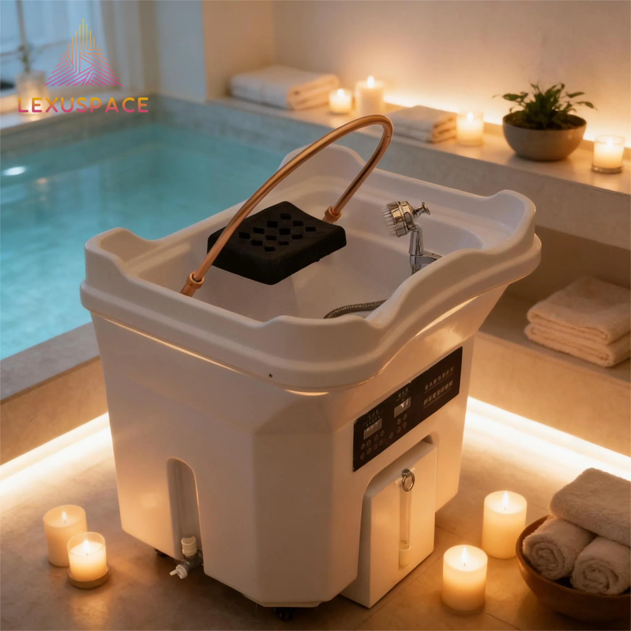Large 60L Fiberglass Portable Shampoo Sink Steam Function Modern Spa Bed For Hair Beauty Nail Salon Hospital Use Durable Easy
Large 60L Fiberglass Portable Shampoo Sink Steam Function Modern Spa Bed For Hair Beauty Nail Salon Hospital Use Durable Easy