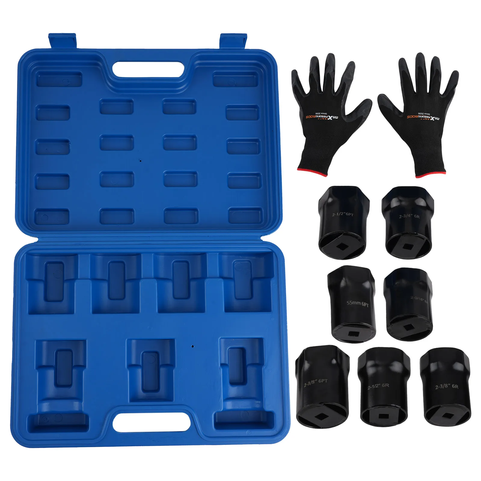 7 Piece Remover Tool Kit 1/2" Drive Wheel Bearing Locknut Sockets Tools Set
7 Piece Remover Tool Kit 1/2" Drive Wheel Bearing Locknut Sockets Tools Set