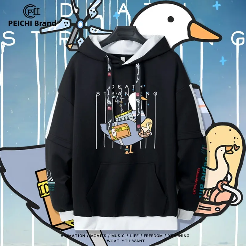 Death Stranding 2 Game Cartoon Goose Collaboration ort Sve Hoodie Kojima Productions Joint Outerwear Comfortable Polyester
Death Stranding 2 Game Cartoon Goose Collaboration ort Sve Hoodie Kojima Productions Joint Outerwear Comfortable Polyester