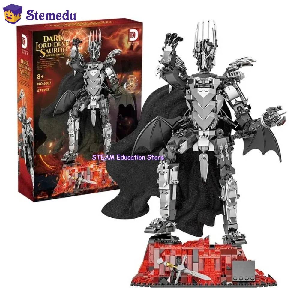 6007 Модель Темного Лорда, 879 шт., злой волшебник с подсветкой, фэнтезийная боевая демонстрационная деталь, комплект для сборки «сделай сам», игрушка
6007 Модель Темного Лорда, 879 шт., злой волшебник с подсветкой, фэнтезийная боевая демонстрационная деталь, комплект для сборки «сделай сам», игрушка