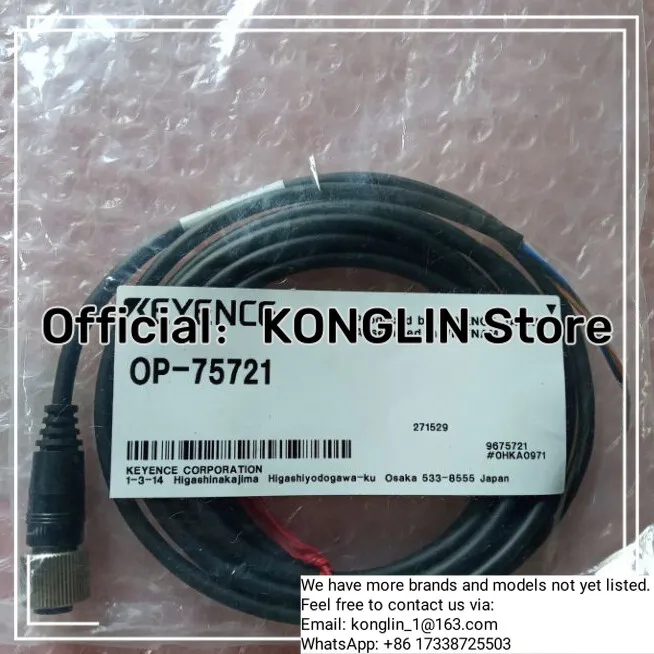 【Contact Us For Additional Models】 1PC Keyence OP-75721 Cable New OP75721
【Contact Us For Additional Models】 1PC Keyence OP-75721 Cable New OP75721