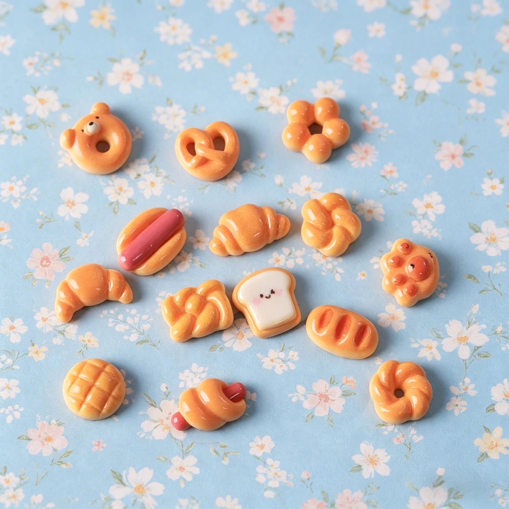 30Pcs Simulation Mini Bread Croissant Toast Cat Paw Cabochons for DIY Craft Accessories
30Pcs Simulation Mini Bread Croissant Toast Cat Paw Cabochons for DIY Craft Accessories