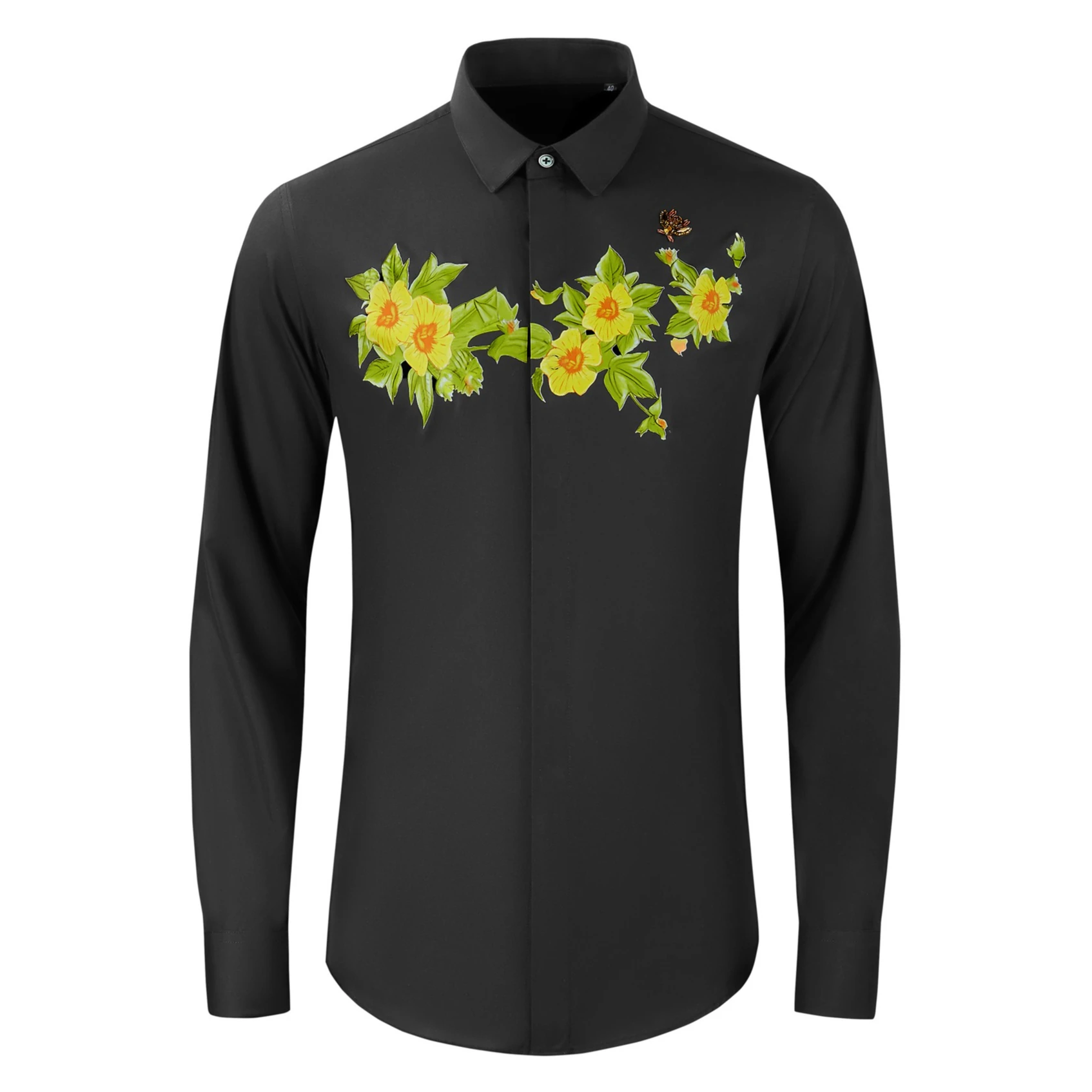 Brand Flower Printed Shirt for Men Cotton Breathable Versatile Casual Business Shirt Long Sleeve Slim Fit Banquet Party Blouse
Brand Flower Printed Shirt for Men Cotton Breathable Versatile Casual Business Shirt Long Sleeve Slim Fit Banquet Party Blouse