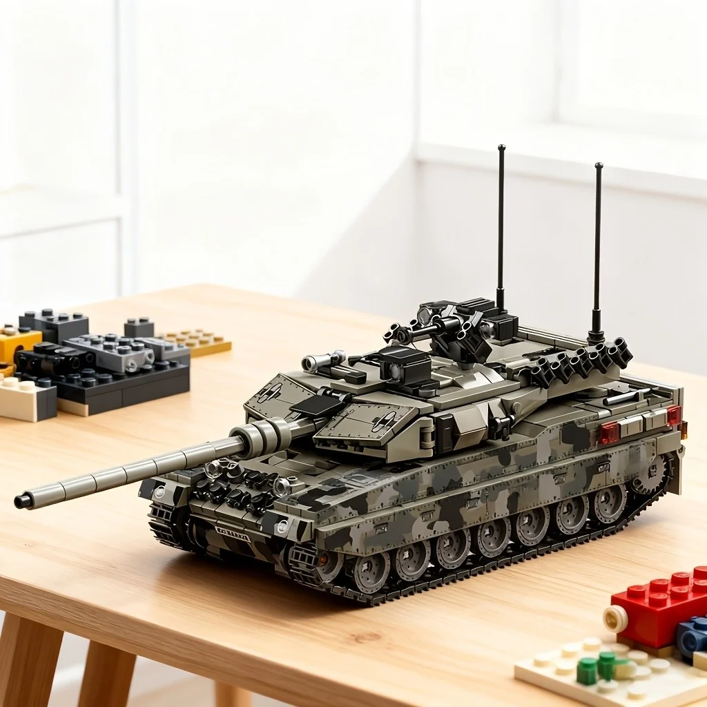 Military Series Building Blocks Model War Leopard 2A7 Heavy Tank Bricks Sets Creative Toys for Adult Christmas Gifts
Military Series Building Blocks Model War Leopard 2A7 Heavy Tank Bricks Sets Creative Toys for Adult Christmas Gifts