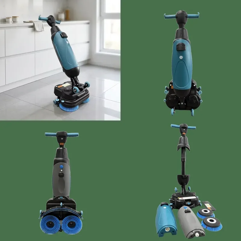 Mini Walk Behind Floor Scrubber Machine SUTO ST-X430 430mm Cleaning Width Dual Brush Lithium Battery Floor Cleaning Equipment
Mini Walk Behind Floor Scrubber Machine SUTO ST-X430 430mm Cleaning Width Dual Brush Lithium Battery Floor Cleaning Equipment