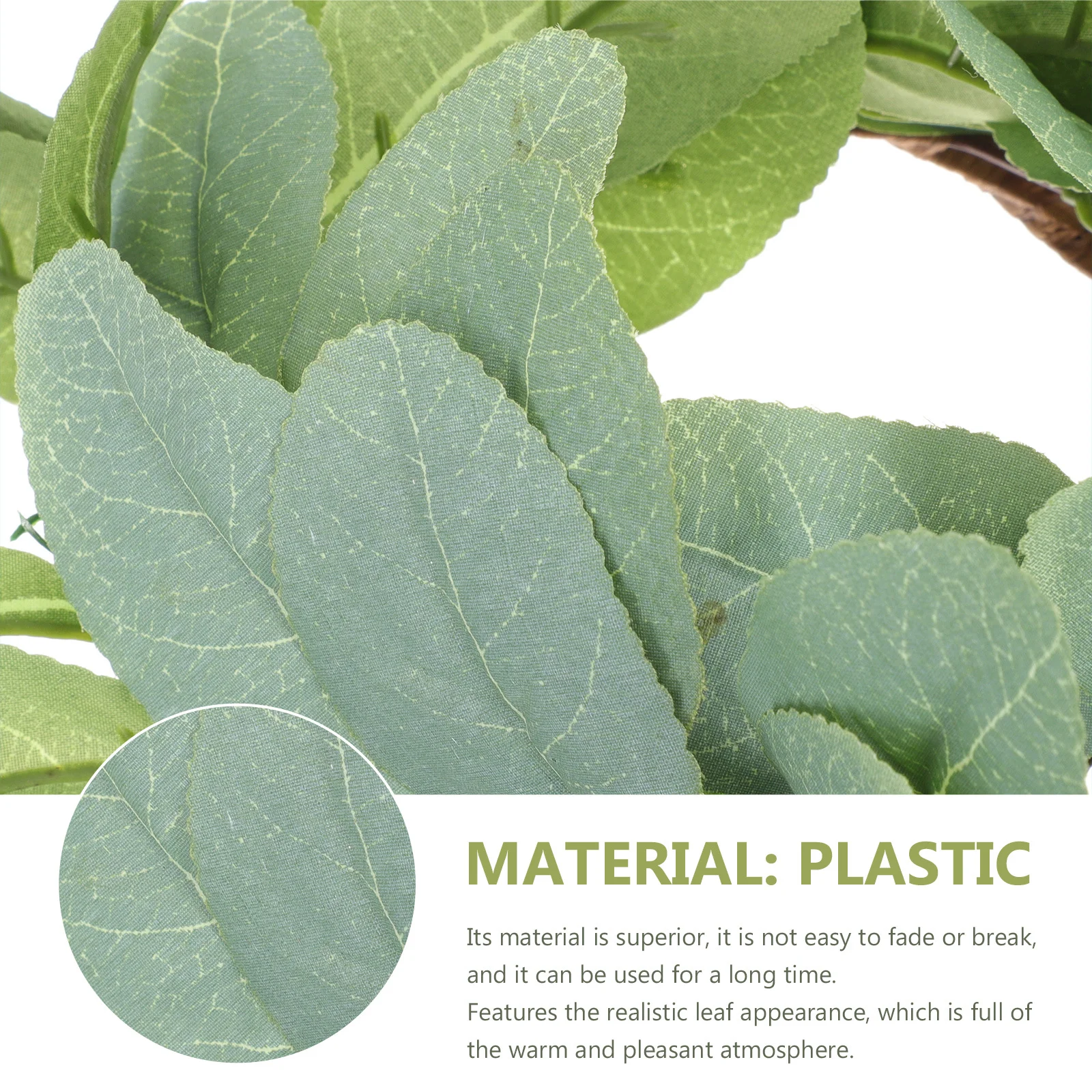 2Pcs Simulation Wreath Desktop Ornament Artificial Leaf Wreath Green Leaf Decor for Home Party Festival Decoration
2Pcs Simulation Wreath Desktop Ornament Artificial Leaf Wreath Green Leaf Decor for Home Party Festival Decoration