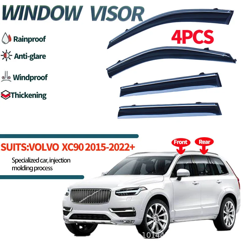 Подходит для Volvo XC90 защита от дождя или блеска VOLVO XC90 2006-2020+ Козырек на окно
Подходит для Volvo XC90 защита от дождя или блеска VOLVO XC90 2006-2020+ Козырек на окно