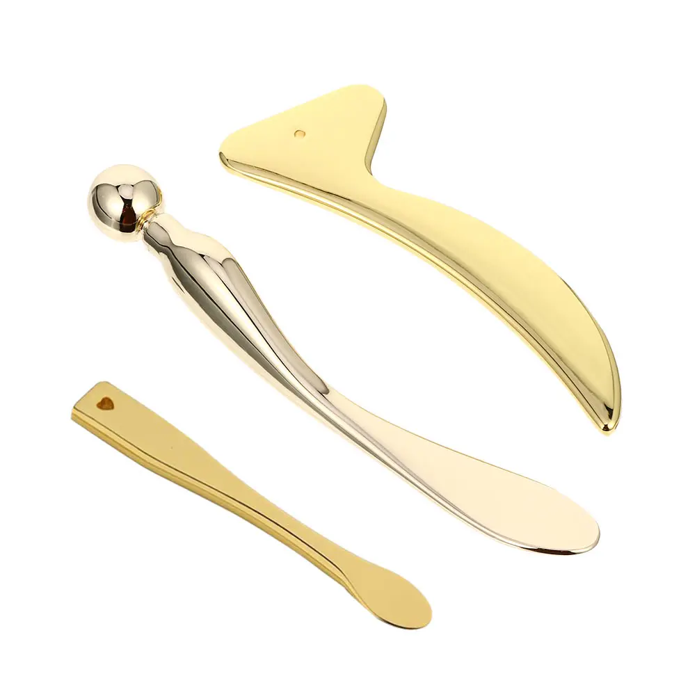 3 Pcs Eye Massager Roller Tool Cream Applicator Beauty Scoop Face Mask Spoon For Skin Care Facial Tool
3 Pcs Eye Massager Roller Tool Cream Applicator Beauty Scoop Face Mask Spoon For Skin Care Facial Tool