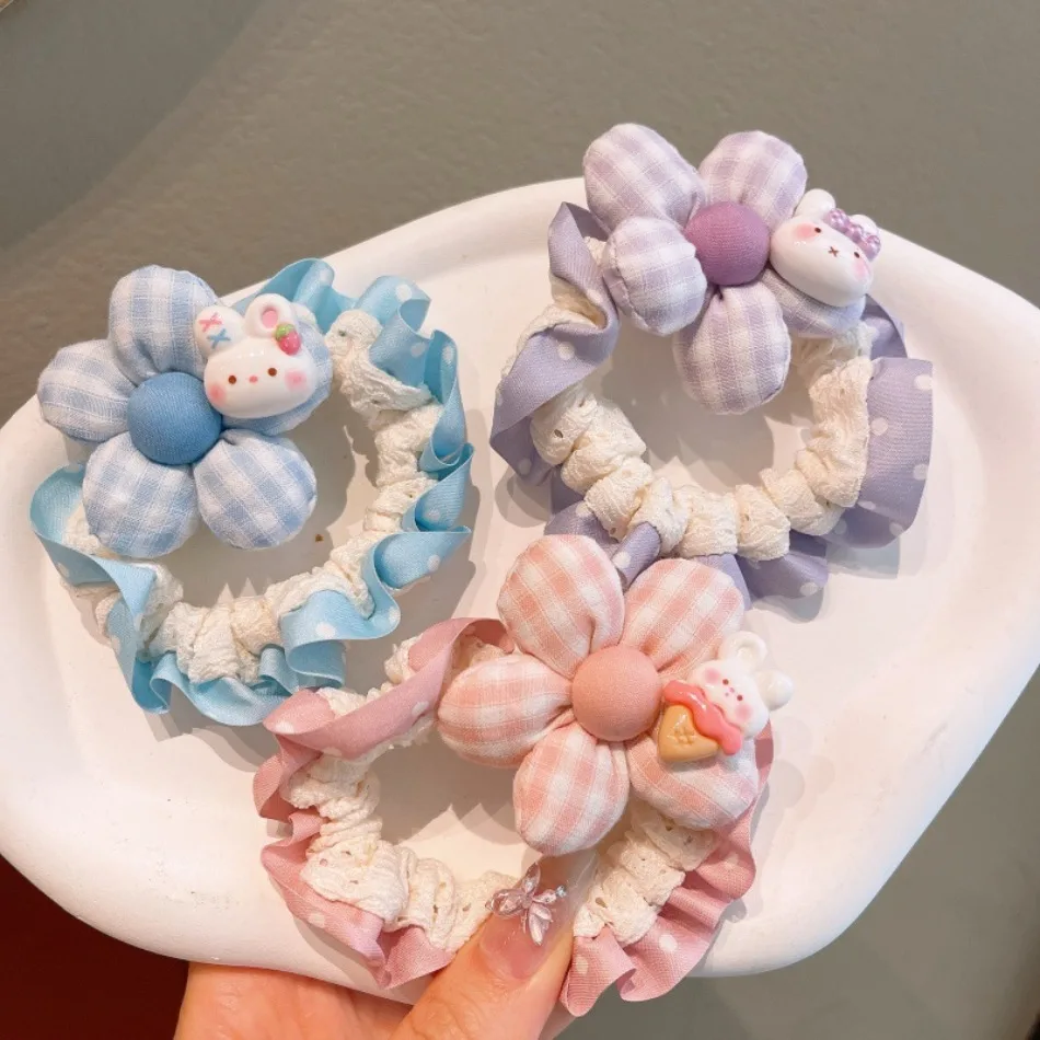 New Toddler Girls Plaid Rabbit Lace Dot Small Scrunchie Hair Band Sweet Flower Girl Pink Ponytail Hair Rope Hair Ring ZX07
New Toddler Girls Plaid Rabbit Lace Dot Small Scrunchie Hair Band Sweet Flower Girl Pink Ponytail Hair Rope Hair Ring ZX07