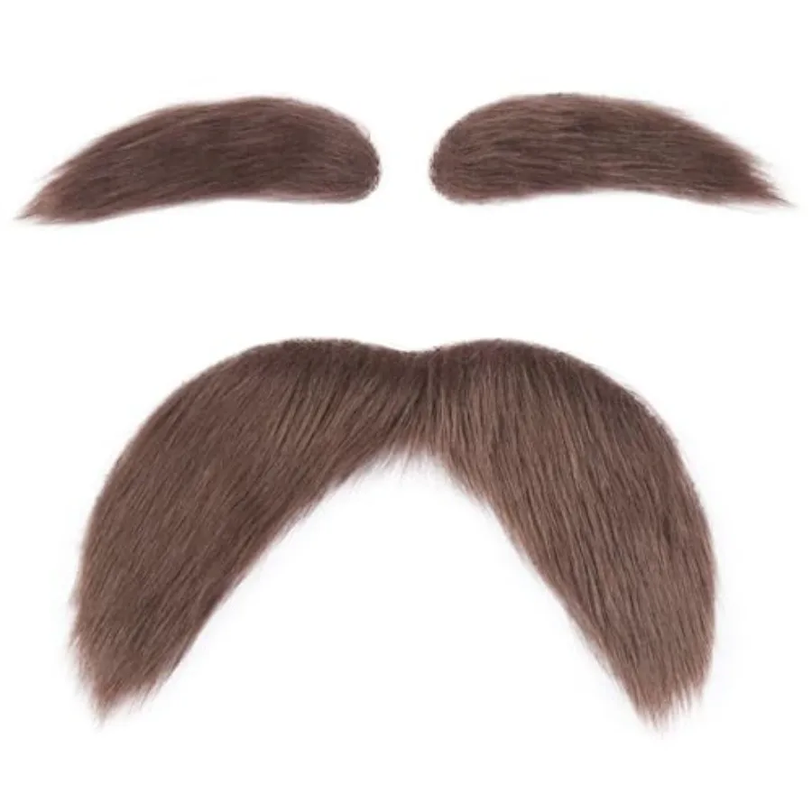Fake Mustache and Eyebrows Self Adhesive False Facial Hair Stick On Costume Beard for Halloween Party
Fake Mustache and Eyebrows Self Adhesive False Facial Hair Stick On Costume Beard for Halloween Party