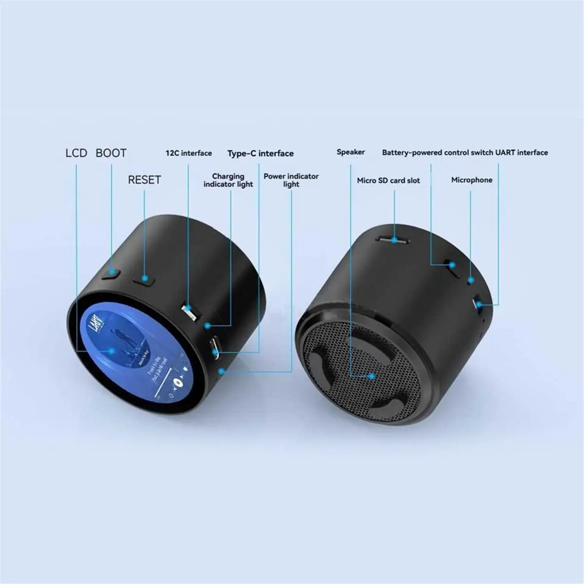 PROMOTION~ For Raspberry Pico 2 RP2350A Speaker Box with 1.85 Inch Round Touchscreen Display RP2350-Touch-LCD-1.85C-BOX
PROMOTION~ For Raspberry Pico 2 RP2350A Speaker Box with 1.85 Inch Round Touchscreen Display RP2350-Touch-LCD-1.85C-BOX