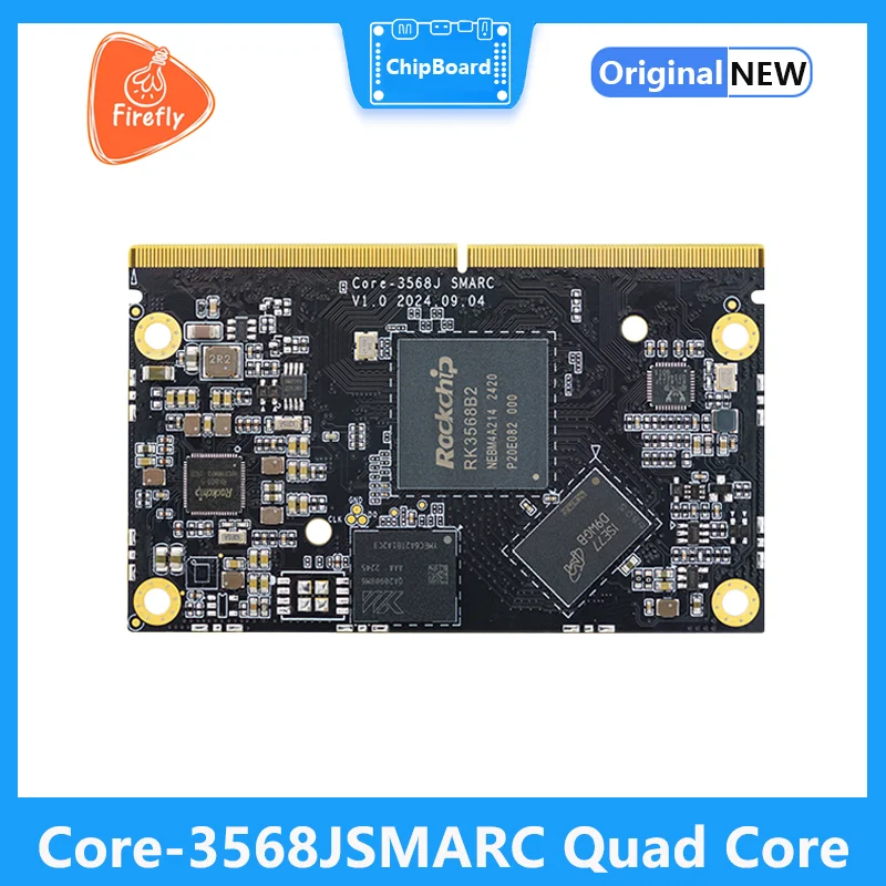 Core-3568JSMARC Четырехъядерный процессор SMARC2.0 AI Core Board 4K 1TOPS Обчисная мощность RK3568 Rockchip Micro
Core-3568JSMARC Четырехъядерный процессор SMARC2.0 AI Core Board 4K 1TOPS Обчисная мощность RK3568 Rockchip Micro