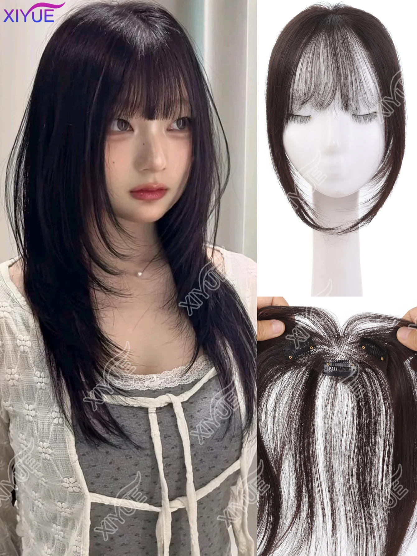 3D Cover Clip-in Middle Part Crown Topper, Full Hand-Woven Lightweight Invisible Hairline Natural Synthetic Ultra-thin Front wig
3D Cover Clip-in Middle Part Crown Topper, Full Hand-Woven Lightweight Invisible Hairline Natural Synthetic Ultra-thin Front wig