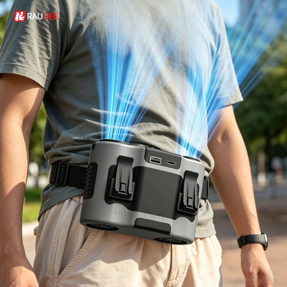 Waist Clip Fan Portable Wearable Outdoor Hanging Fan USB Rechargeable Hiking Waist Fan With Double Air Outlet Clip Fan 20000Mah
Waist Clip Fan Portable Wearable Outdoor Hanging Fan USB Rechargeable Hiking Waist Fan With Double Air Outlet Clip Fan 20000Mah