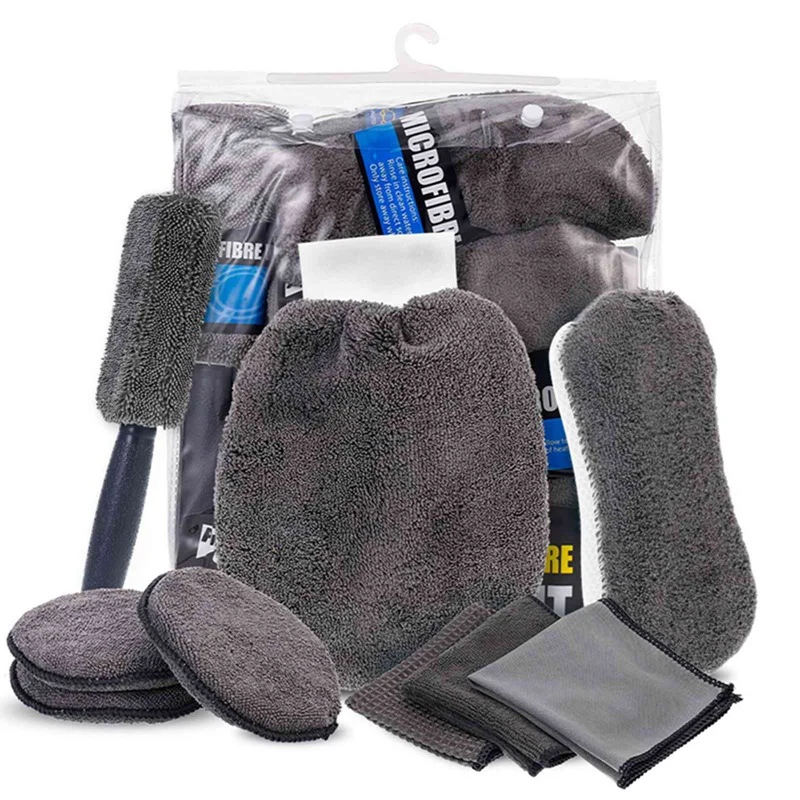 9pcs Microfibe Car Cleaning Towel Car Washing Tools Tire Brush Soft Absorbancy Glove Detailing Motorcycle Washer Care Set
9pcs Microfibe Car Cleaning Towel Car Washing Tools Tire Brush Soft Absorbancy Glove Detailing Motorcycle Washer Care Set