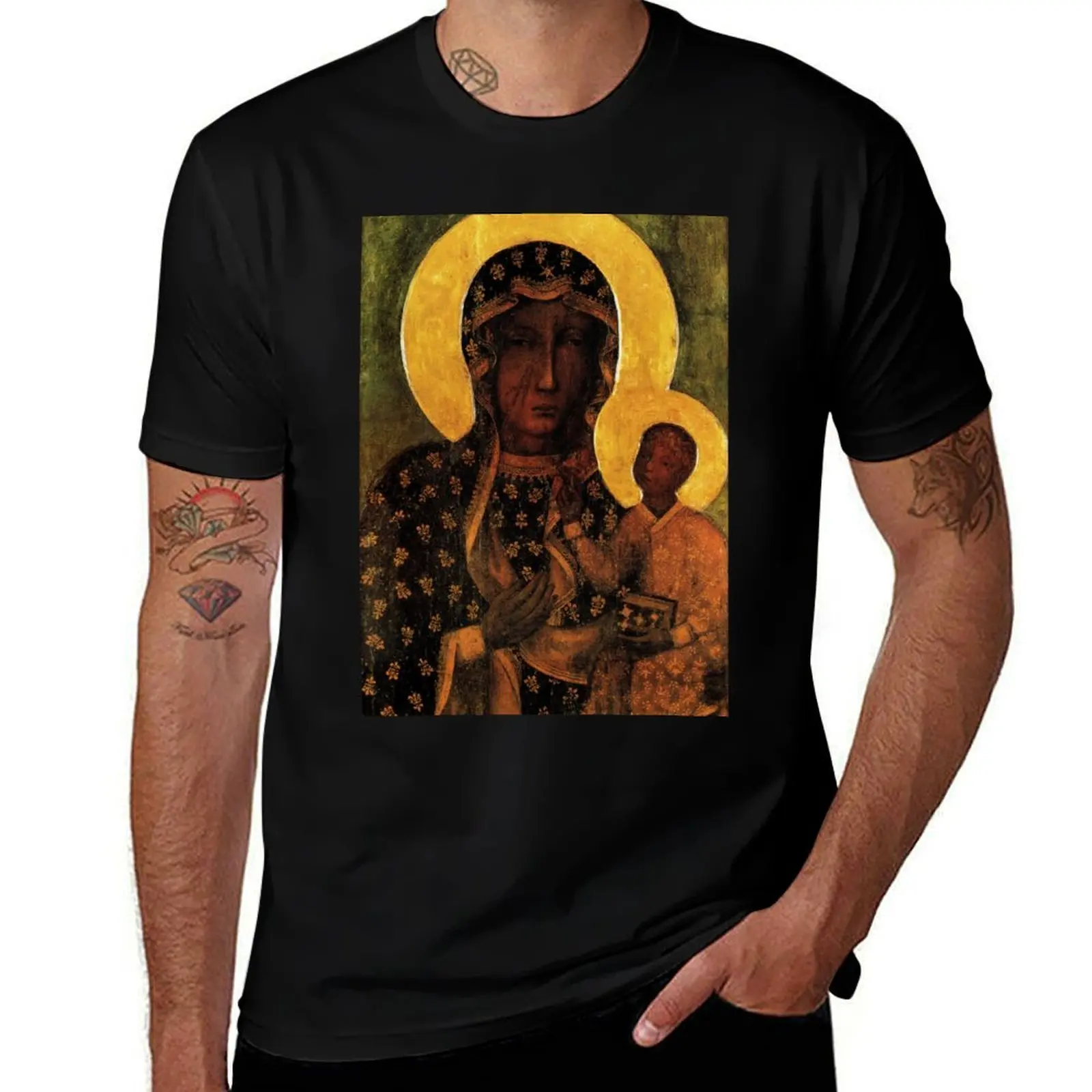 Black Madonna of Czestochowa Poland, Our Lady of Czestochowa, Madonna and Child, Virgin Mary T-Shirt
Black Madonna of Czestochowa Poland, Our Lady of Czestochowa, Madonna and Child, Virgin Mary T-Shirt