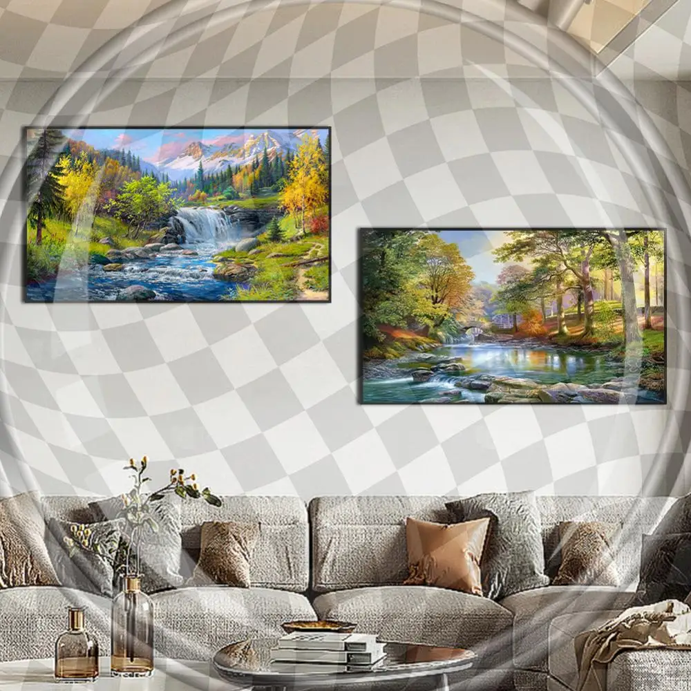 2pcs Landscape 5D DIY Full Drill Round Diamond Painting Kit Home Decor 70x40cm (B)
2pcs Landscape 5D DIY Full Drill Round Diamond Painting Kit Home Decor 70x40cm (B)