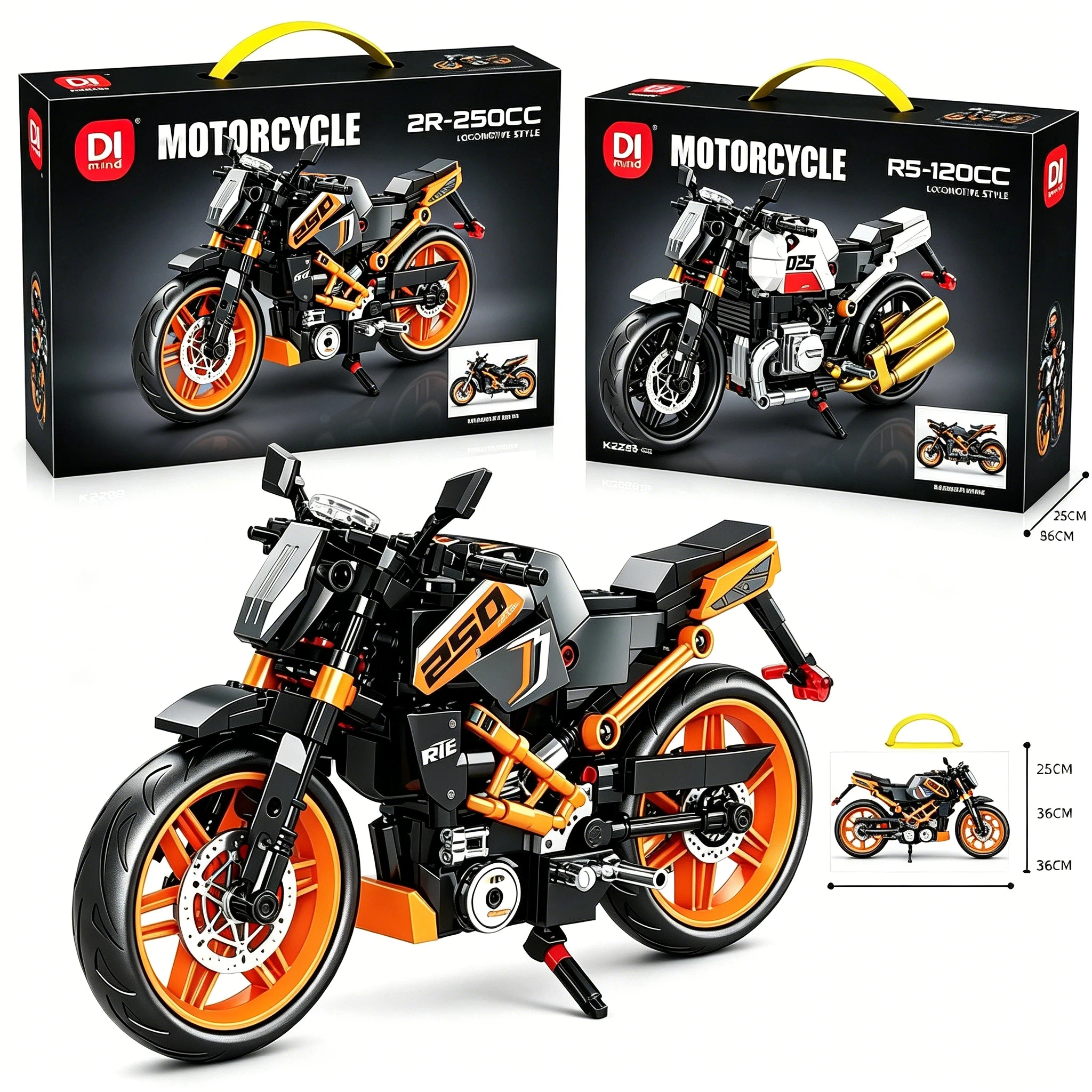 Cool Motorcycle Building Blocks Racing Superbike Model Retro Street Motorcycle DIY Assembly Collectible Moto Toy Holiday Gift
Cool Motorcycle Building Blocks Racing Superbike Model Retro Street Motorcycle DIY Assembly Collectible Moto Toy Holiday Gift
