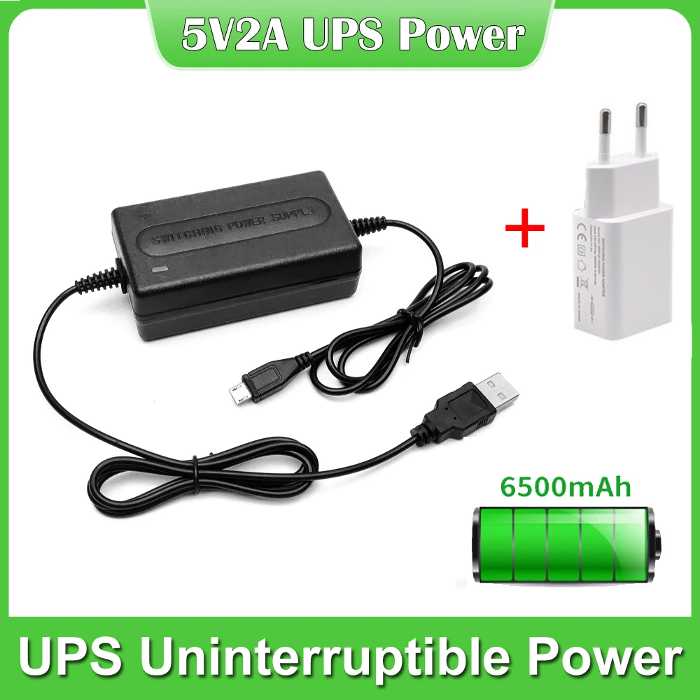 5V2A Intelligent Mini UPS Uninterruptible Power Supply with USB Connetor Input & Output for Wifi IP Camera+USB 5V 2A power adapt
5V2A Intelligent Mini UPS Uninterruptible Power Supply with USB Connetor Input & Output for Wifi IP Camera+USB 5V 2A power adapt