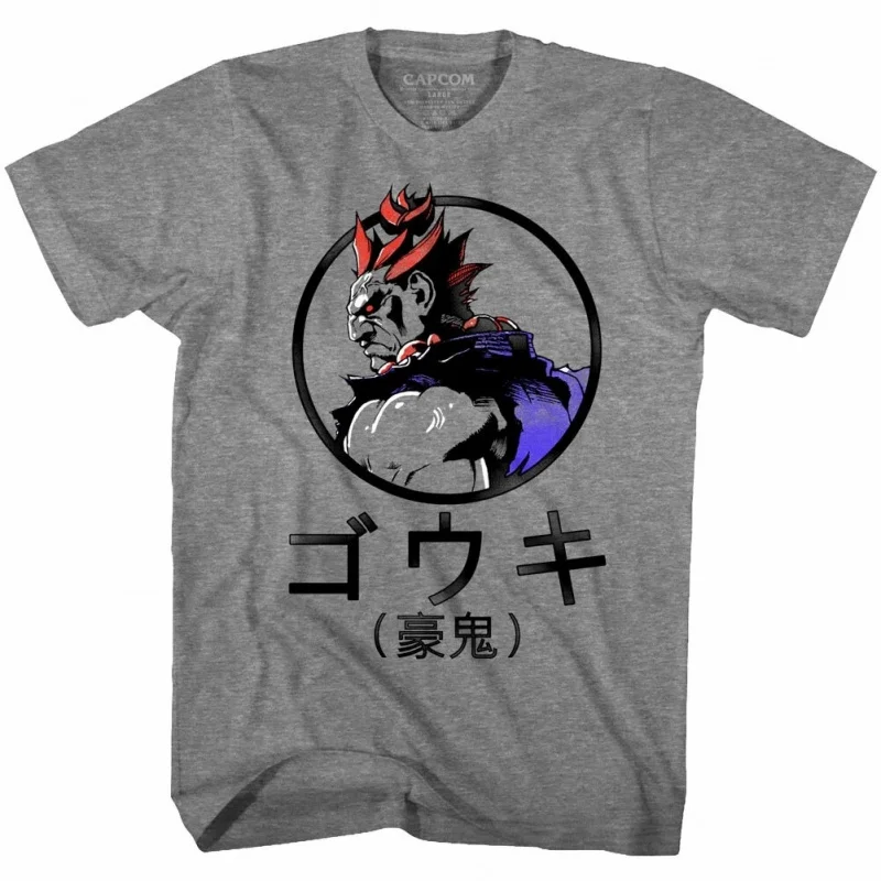 Gouki Akuma Street Fighter Retro Combat Gift t shirt Arcade game Graphic Tee 100% cotton print Y2K Clothes Large size Tops
Gouki Akuma Street Fighter Retro Combat Gift t shirt Arcade game Graphic Tee 100% cotton print Y2K Clothes Large size Tops