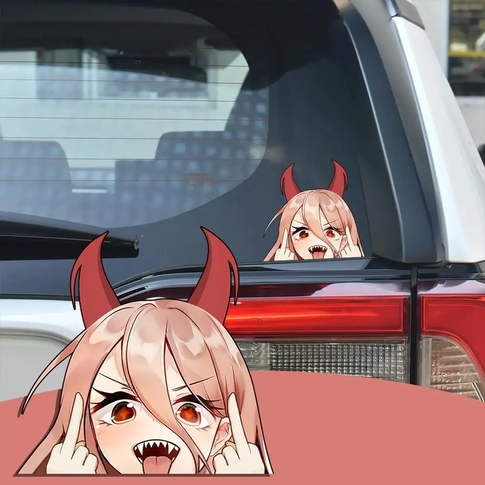 Creative Anime Car Window Sticker Devil Cartoon Girl Peeker Graphic Decoration Laptop Bumper Trunk Waterproof Decals 15cm
Creative Anime Car Window Sticker Devil Cartoon Girl Peeker Graphic Decoration Laptop Bumper Trunk Waterproof Decals 15cm