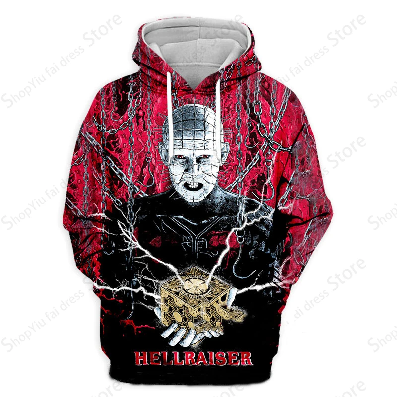 Movie Hellraiser 3D Print Hoodie Men Women Fashion Streetwear Hoodies Oversized Pullovers Hooded Sweatshirts Male Tops Clothing
Movie Hellraiser 3D Print Hoodie Men Women Fashion Streetwear Hoodies Oversized Pullovers Hooded Sweatshirts Male Tops Clothing