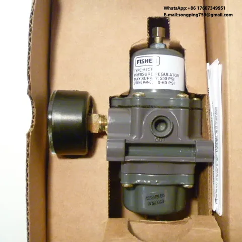 New Emerson Fisher 67C Series Instrument Supply Regulator 67CFR226 250 PSIG Max Pneumatic Air Gas Pressure Reducing Valve
New Emerson Fisher 67C Series Instrument Supply Regulator 67CFR226 250 PSIG Max Pneumatic Air Gas Pressure Reducing Valve