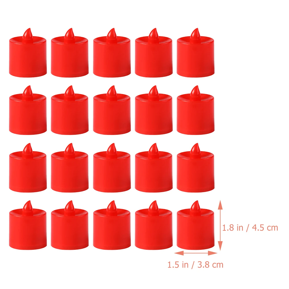 20 Pcs Red Shell Small Size Flameless Tea Light Decor Lights Lights Wedding Birthday Decor Tea Light
20 Pcs Red Shell Small Size Flameless Tea Light Decor Lights Lights Wedding Birthday Decor Tea Light