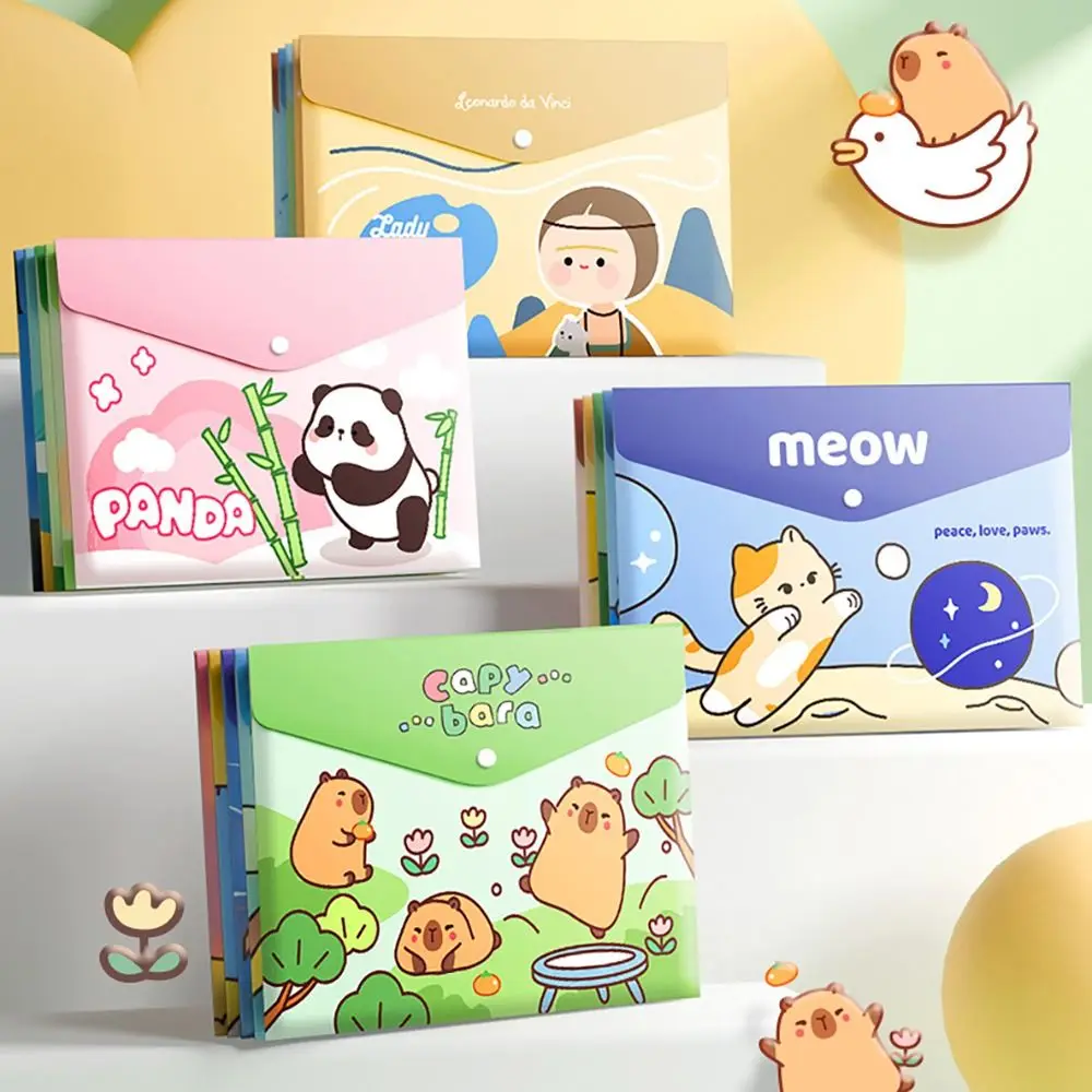 5PCS/Set Snap-fastener A4 File Folder Waterproof Test Paper Storage File Organizer PP Large Capacity Portfolio Organizer Gift
5PCS/Set Snap-fastener A4 File Folder Waterproof Test Paper Storage File Organizer PP Large Capacity Portfolio Organizer Gift