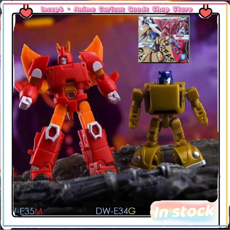 In Stock Dr. Wu Dr. Wu DW-E34G Golden Flying Insect DW-E35M Red Cyclonus Minimal Scale Mecha Transformation Toy Animation
In Stock Dr. Wu Dr. Wu DW-E34G Golden Flying Insect DW-E35M Red Cyclonus Minimal Scale Mecha Transformation Toy Animation
