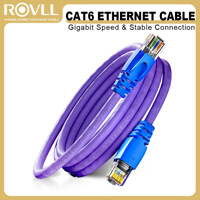 Кабель Ethernet ROVLL Cat6 RJ45, LAN-кабель UTP 1000 Мбит/с, сетевой провод для интернета, для центров обработки данных, дома и офиса
Кабель Ethernet ROVLL Cat6 RJ45, LAN-кабель UTP 1000 Мбит/с, сетевой провод для интернета, для центров обработки данных, дома и офиса