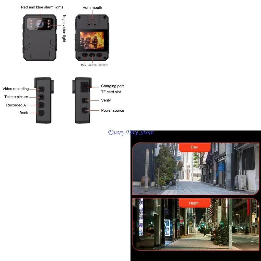 N3UB Mini Body Camera 4K Mini Digital Camera Sports Body Camera Video Recorder Site Enforcement Recorder Camcorders Wearable
N3UB Mini Body Camera 4K Mini Digital Camera Sports Body Camera Video Recorder Site Enforcement Recorder Camcorders Wearable