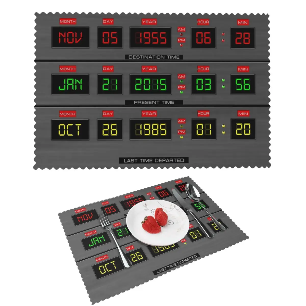 Back To The Future Placemat Heat Resistant Plate Mat For Dining Table Bowl Coaster Home Decor Super Absorbent Mats
Back To The Future Placemat Heat Resistant Plate Mat For Dining Table Bowl Coaster Home Decor Super Absorbent Mats
