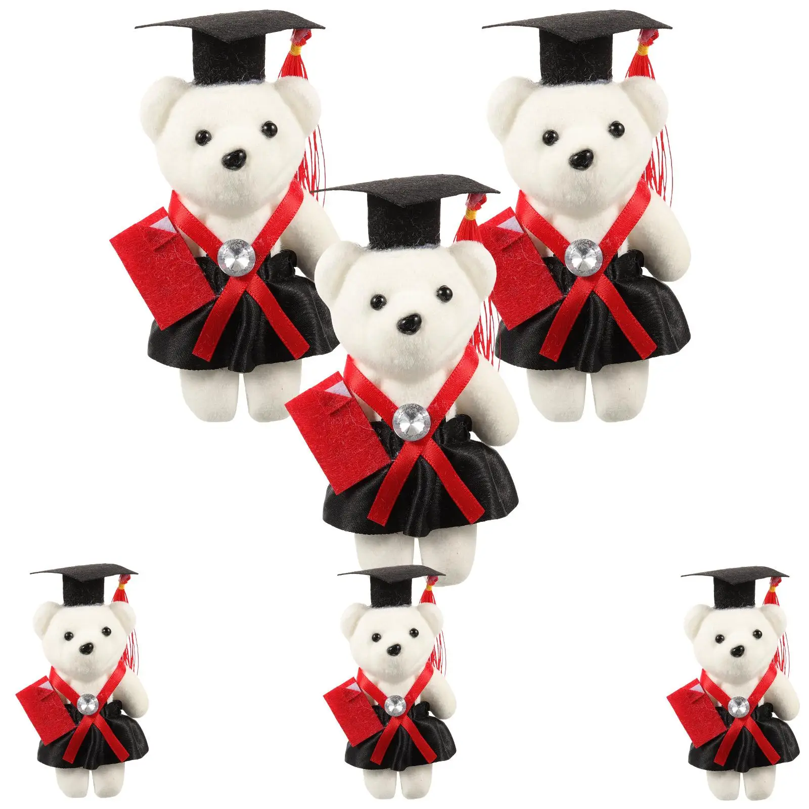 6 Pcs Graduation Season Bear Decoration Centerpieces Non Woven Fabric Plush Toy Desktop nament Exquisite Design Benediction
6 Pcs Graduation Season Bear Decoration Centerpieces Non Woven Fabric Plush Toy Desktop nament Exquisite Design Benediction