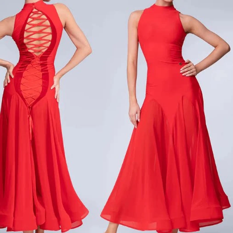 Fall In Love With Vienna Adult Modern Dance Dress Crystal Cotton Ballroom Dance Dress Costume Splicing Rope Climbing Design
Fall In Love With Vienna Adult Modern Dance Dress Crystal Cotton Ballroom Dance Dress Costume Splicing Rope Climbing Design