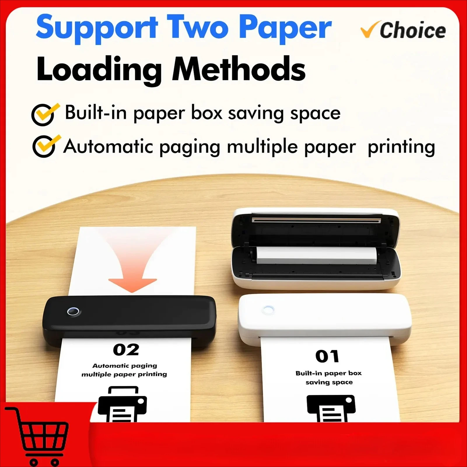 203dpi Multifunction Photo Printer Thermal Printer BT USB Connection for Files Pictures Posters phone printer compact printer
203dpi Multifunction Photo Printer Thermal Printer BT USB Connection for Files Pictures Posters phone printer compact printer