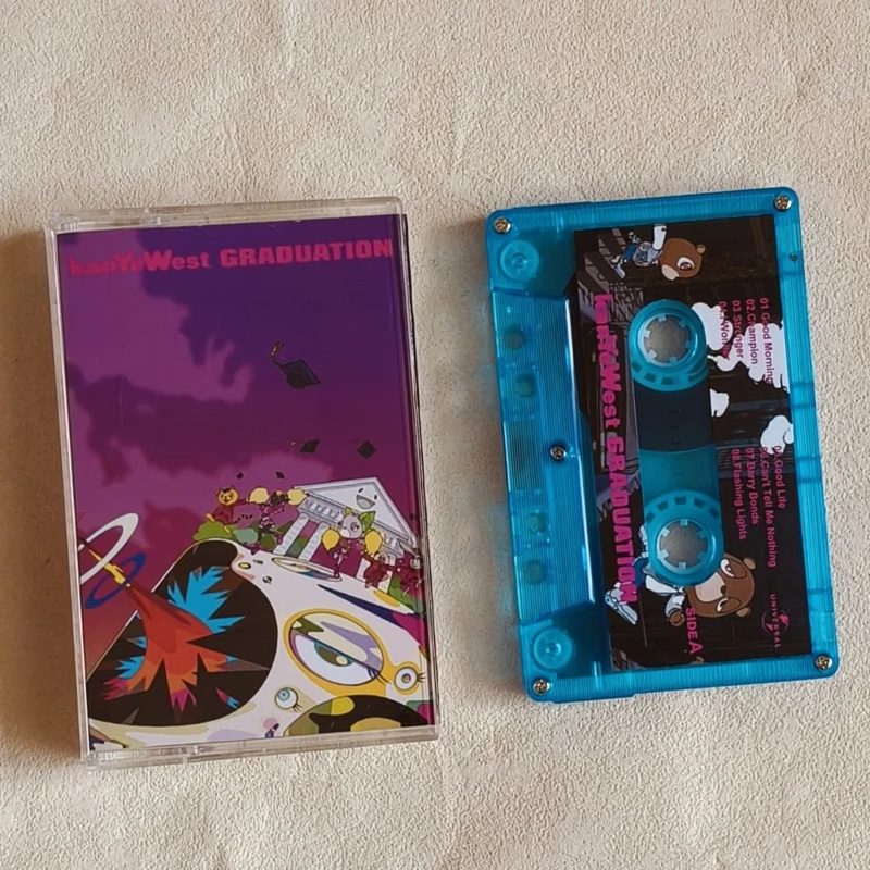 Hip Hop Ye Kanye West Music Tape Graduation Album Stronger Music Record Cassettes Cosplay Walkman Car Recorder Soundtracks Box
Hip Hop Ye Kanye West Music Tape Graduation Album Stronger Music Record Cassettes Cosplay Walkman Car Recorder Soundtracks Box