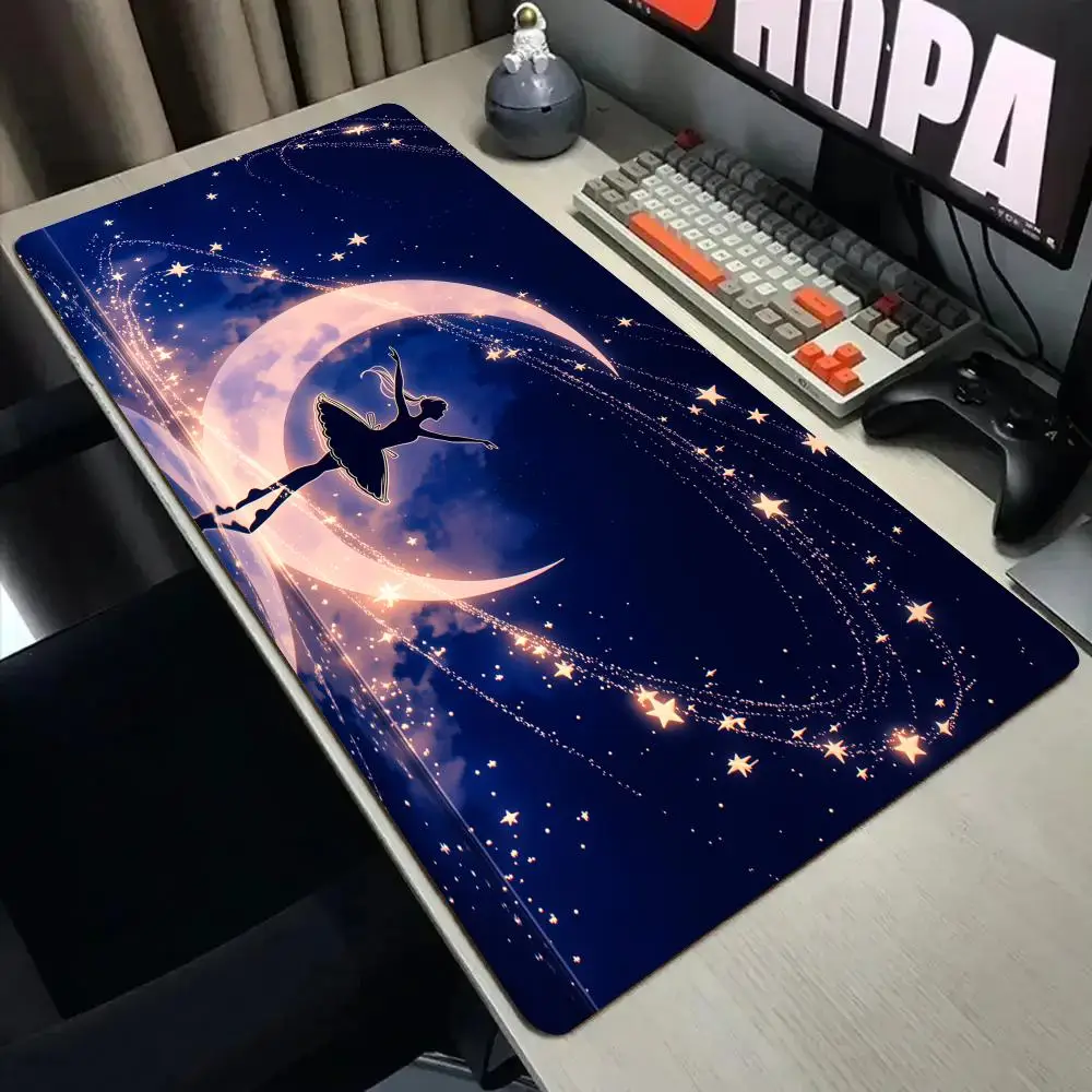 Moon and the Ballet Girl Mouse Pad Desk Mat with Stitched Edge xxl mousepads Rubber Anti-slip gamer Keyboard Rug gaming mats
Moon and the Ballet Girl Mouse Pad Desk Mat with Stitched Edge xxl mousepads Rubber Anti-slip gamer Keyboard Rug gaming mats