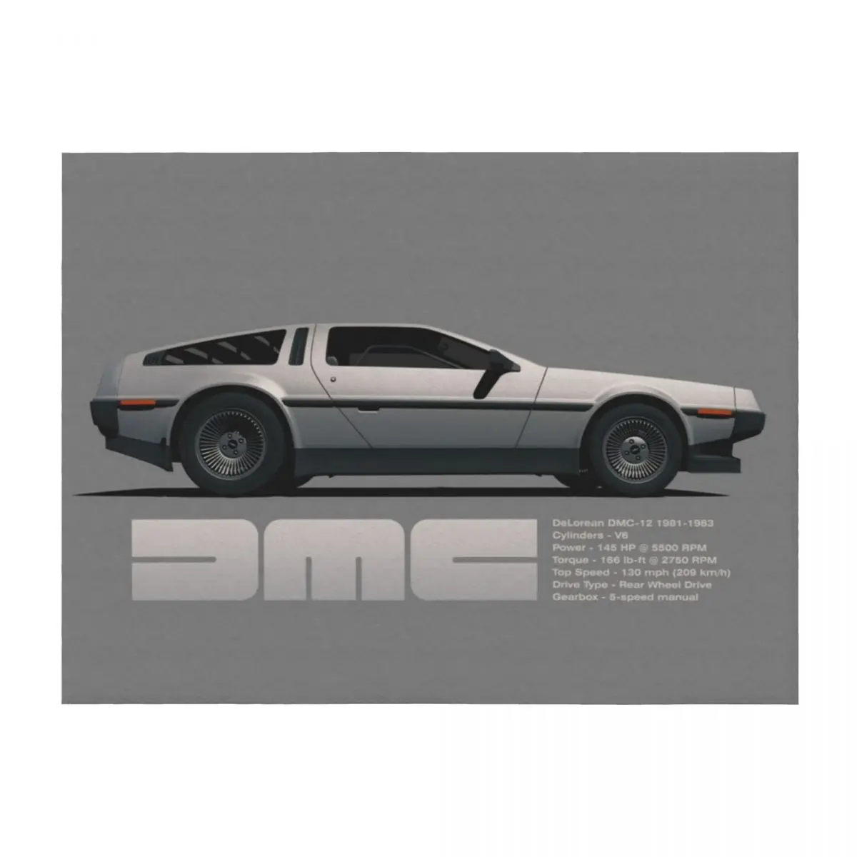 DeLorean DMC-12 cartoon retro style car side view with specs Throw Blanket Sleeping Bag bed plaid Thin Stuffeds Blankets
DeLorean DMC-12 cartoon retro style car side view with specs Throw Blanket Sleeping Bag bed plaid Thin Stuffeds Blankets